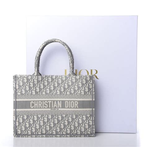 christian dior mini tote bag grey